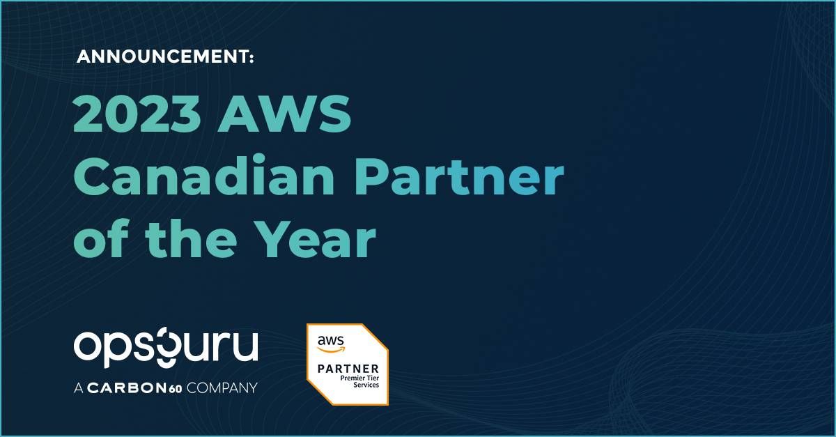 OpsGuru Awarded 2023 Canadian AWS Partner Award