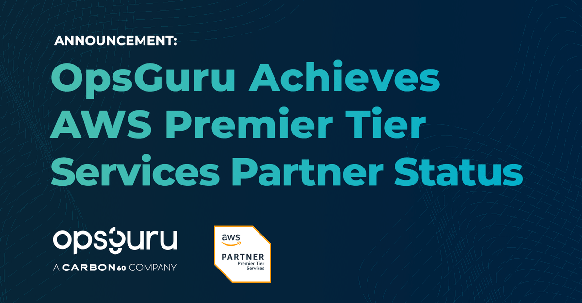 OpsGuru announced as an AWS Premier Tier Service Partner, becoming the only Canadian-Based AWS Premier Partner